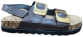 Platform Sandals Brown PU/Buckle F0208-1005