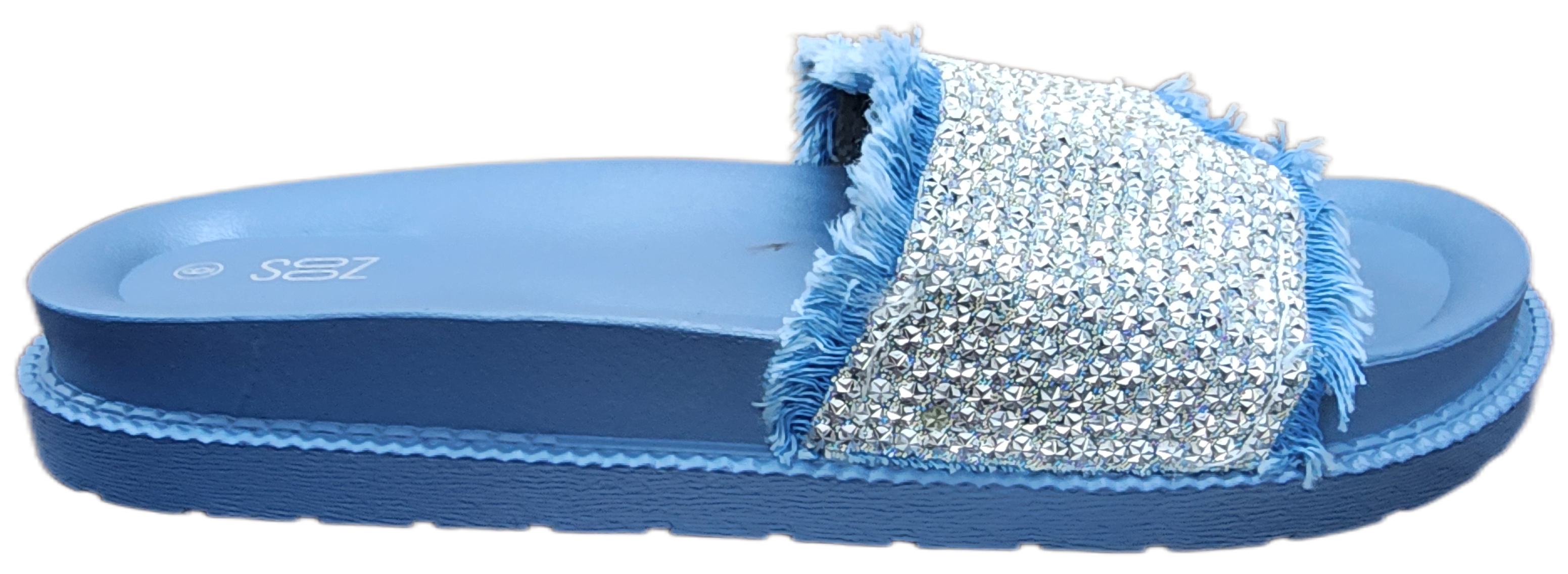 Sandal Ladies Blue/Denim F0124-7009