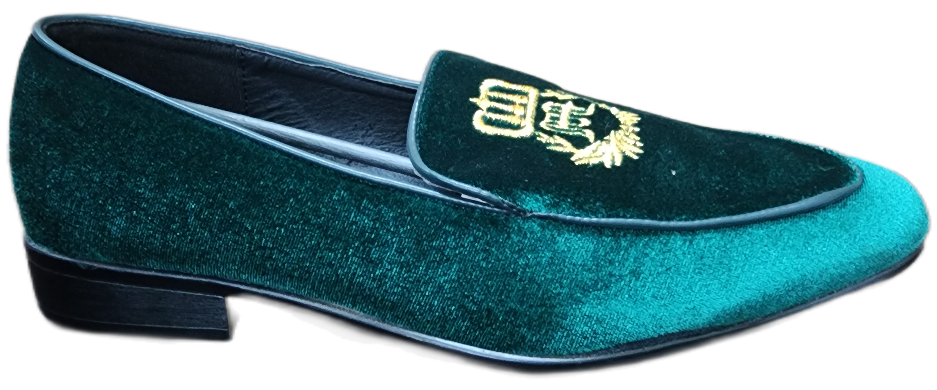 Mens Formal Suede Emerald AM03