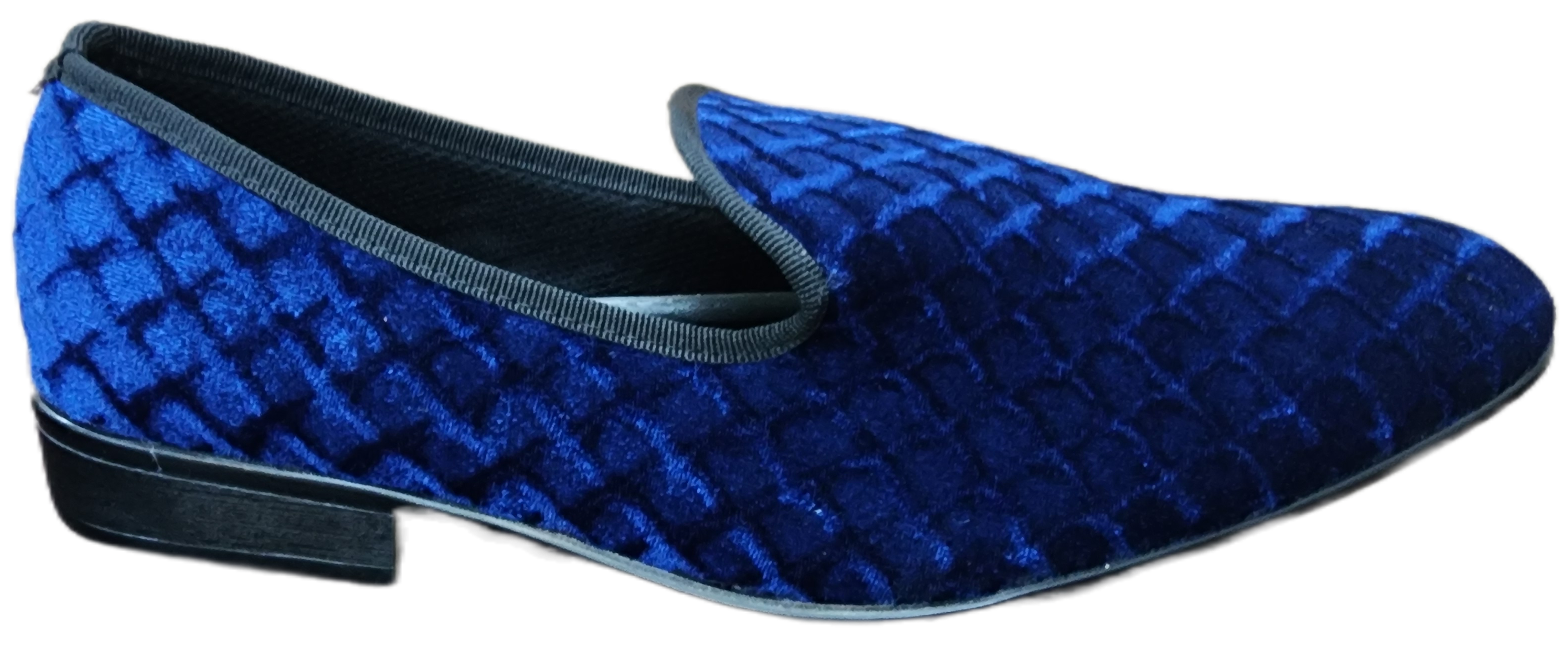 Mens Formal Suede Navy AM04