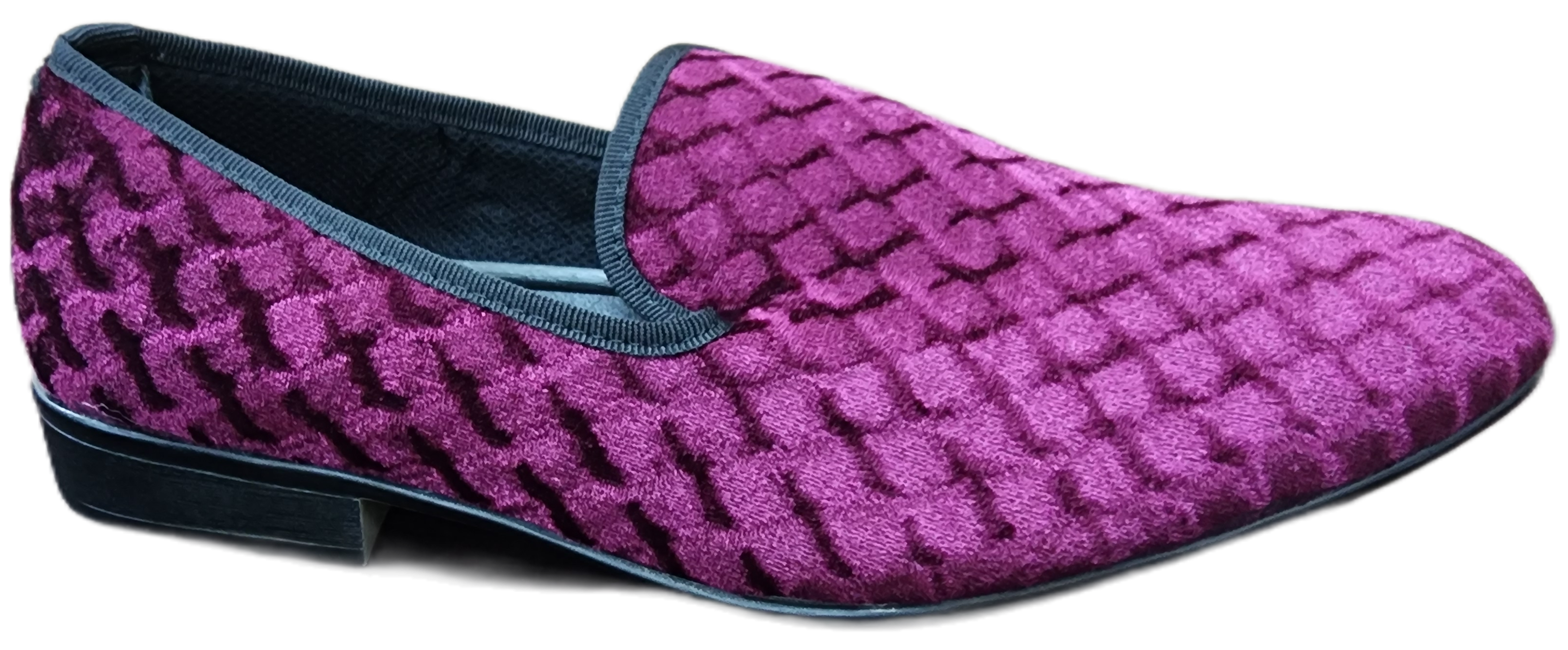 Mens Formal Suede Burgandy AM04