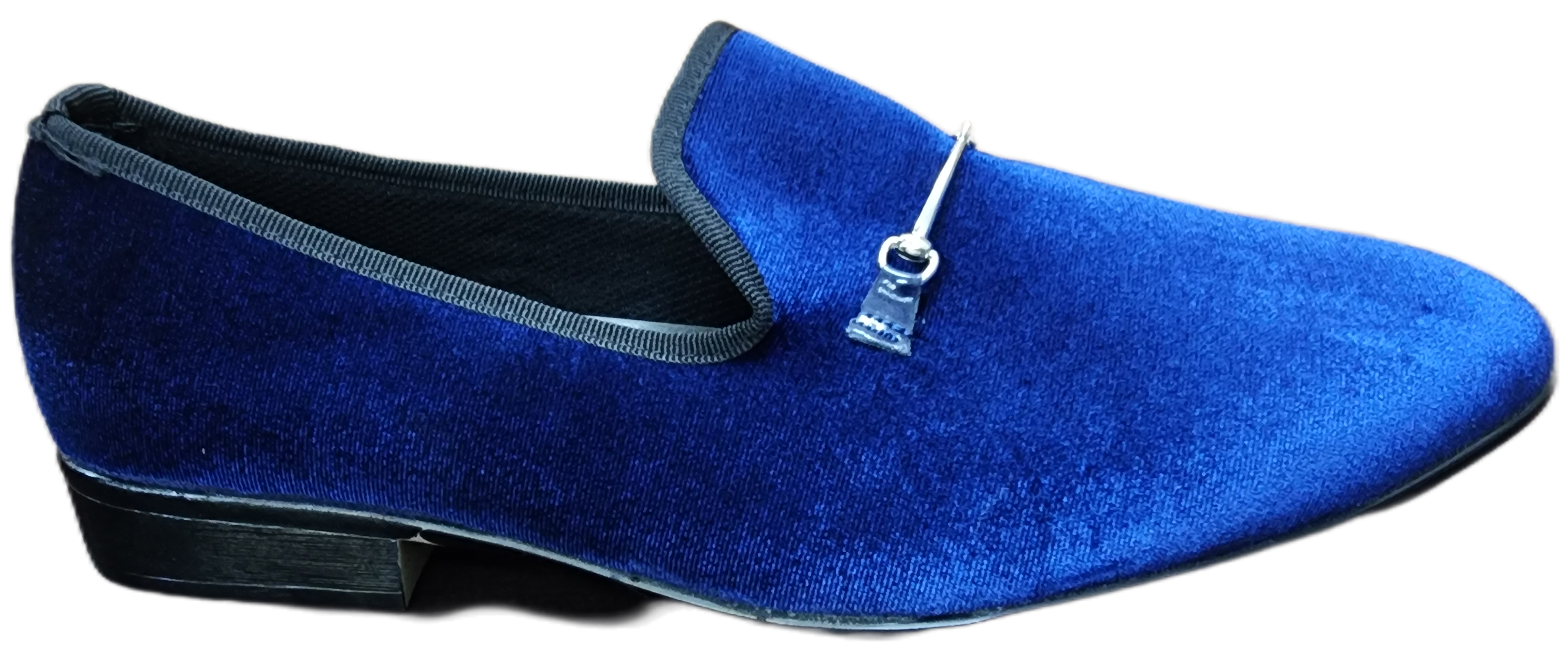 Mens Formal Suede Buckle Navy AMO5