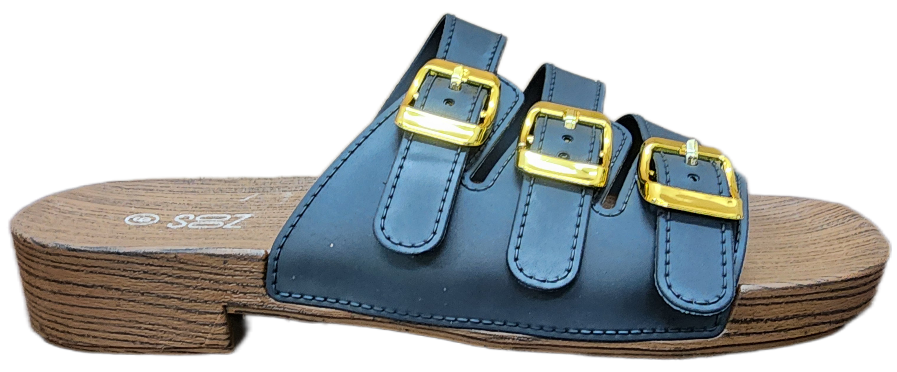 Ladies Clog Sandal Black F0258-306
