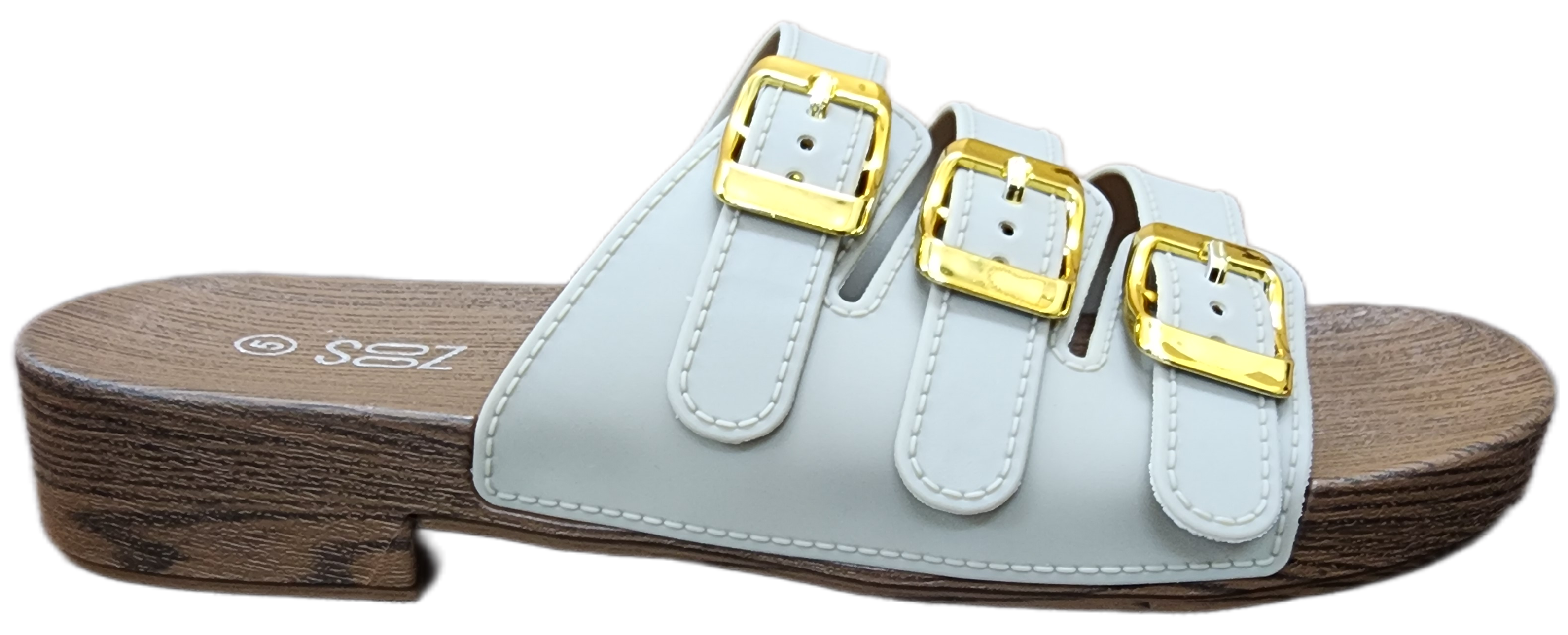 Ladies Clog Sandal Taupe F0258-306