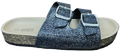 Girls Sandal Glitter Black F077-334