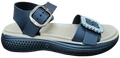 Ladies Sandal Black Buckle F0248-311