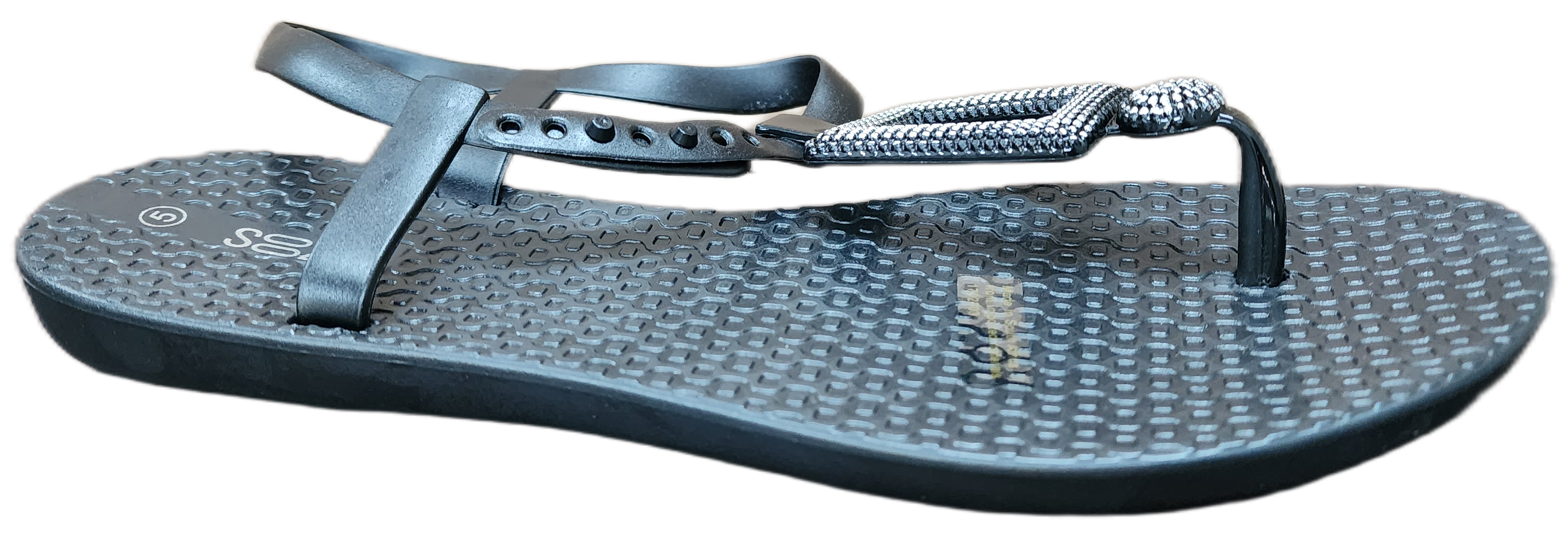 Ladies Sandal Black F0263-11