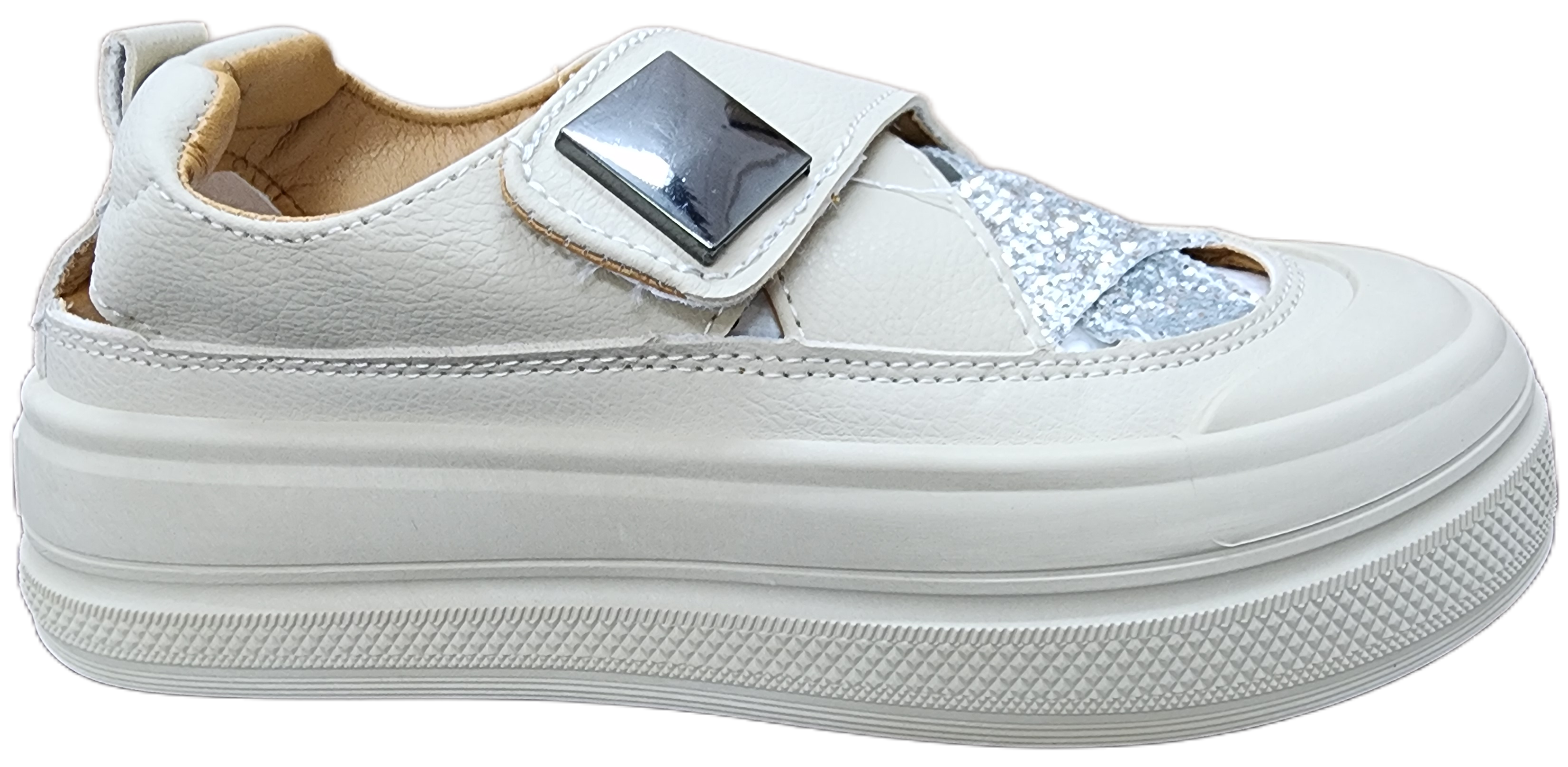 Ladies Push-in Sneakers Khaki DJ-37