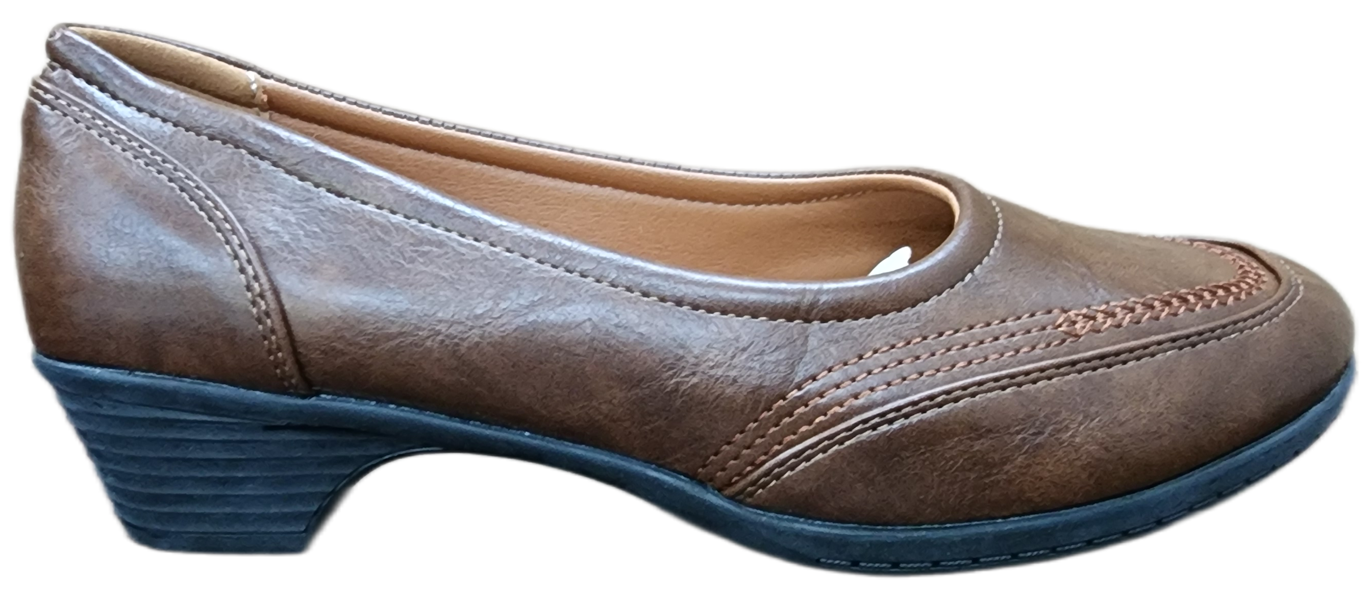 Ladies Pumps Brown WIN-1454-1