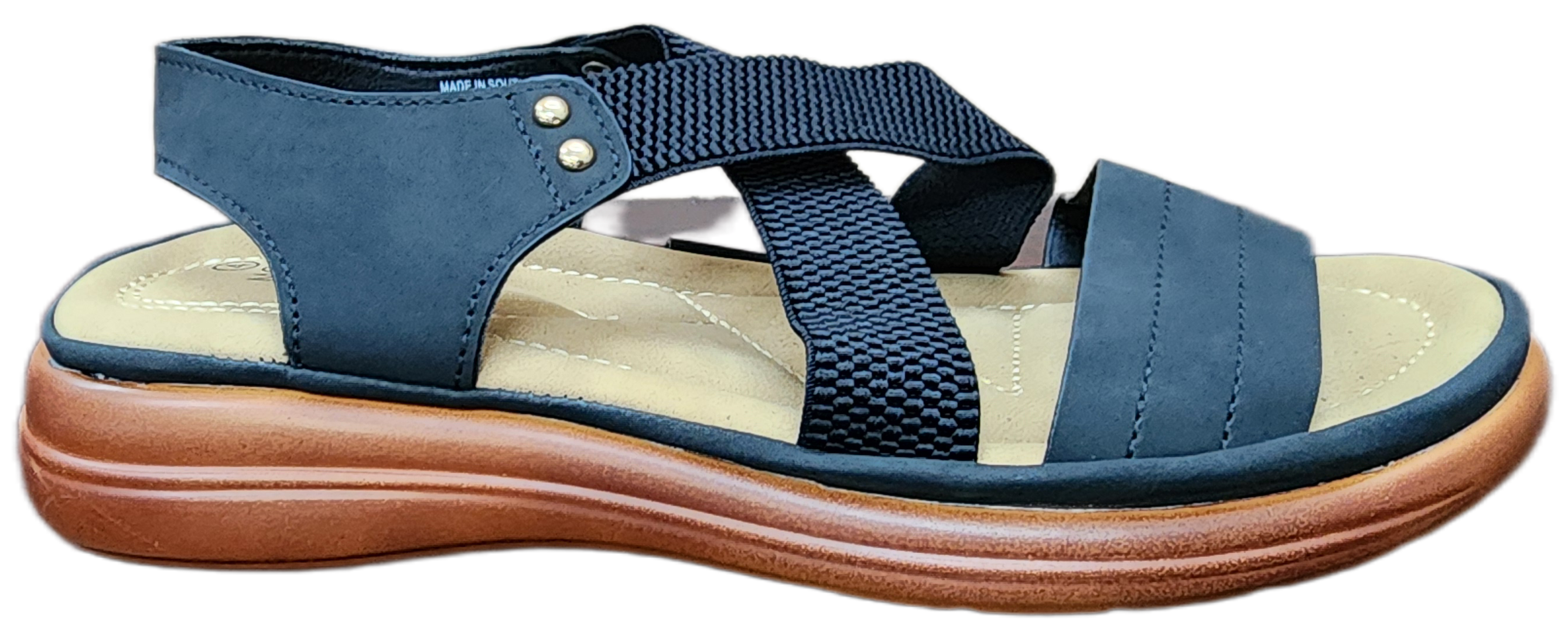 Ladies Health Sandal Black L5215-29
