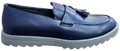 Mens Formal Mockasin Navy PU JM278-1