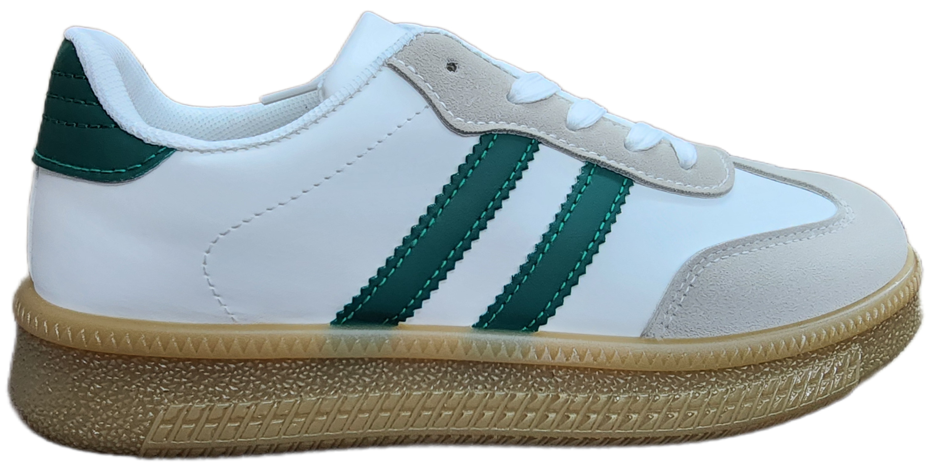 Ladies Sneaker White/Green ZL260-1