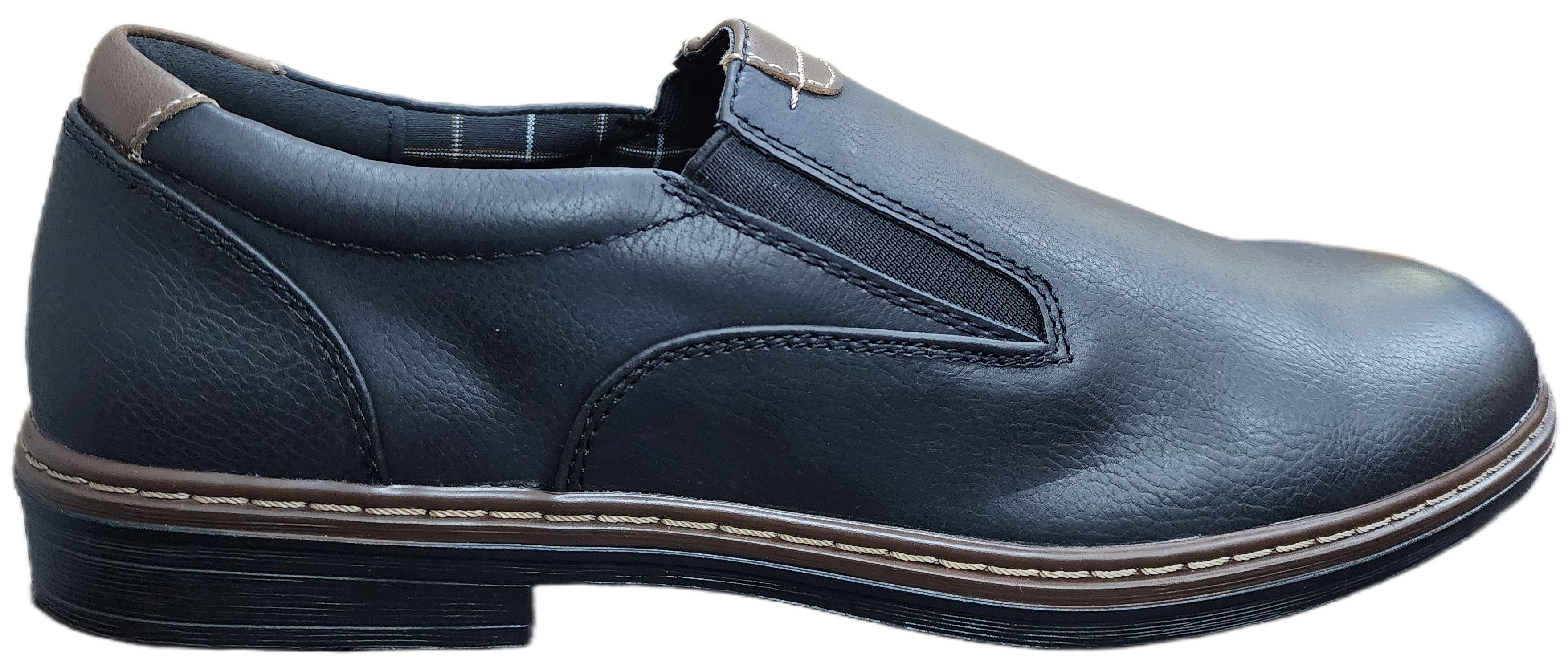 Mens Formal Hush Puppies Black WIN1297-1