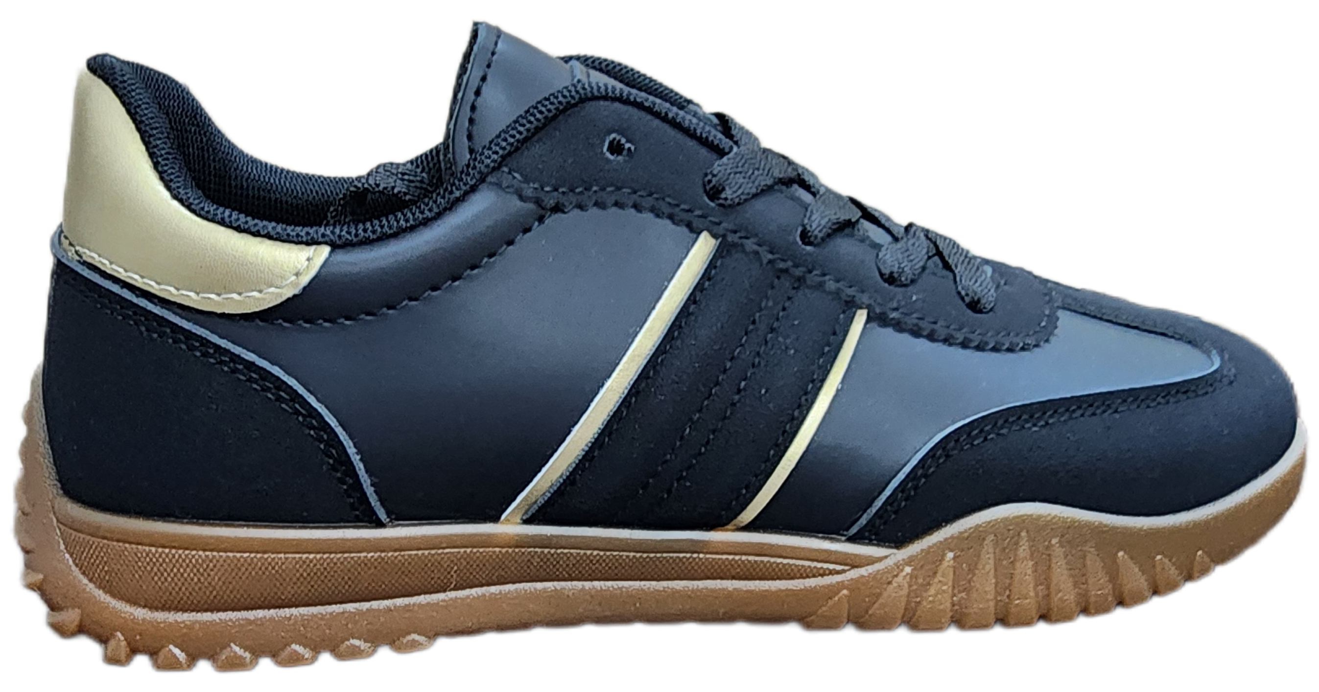 Sneakers PU Black/Gold HY-02W