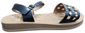 Ladies Sandal Ankle Strap Black 2405202-1