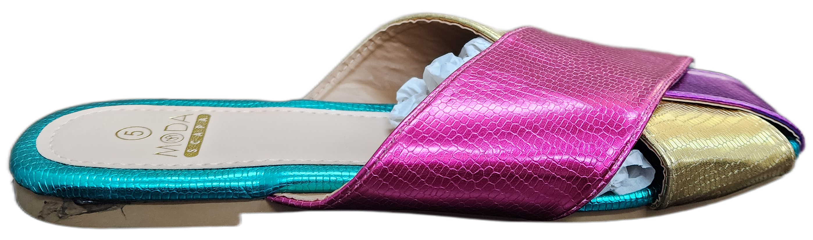 Ladies Sandal Pink/Multi 230241-18