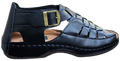 Mens PU Leather Sandal Black JM242-3