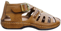 Mens PU Leather Sandal Tan JM242-2