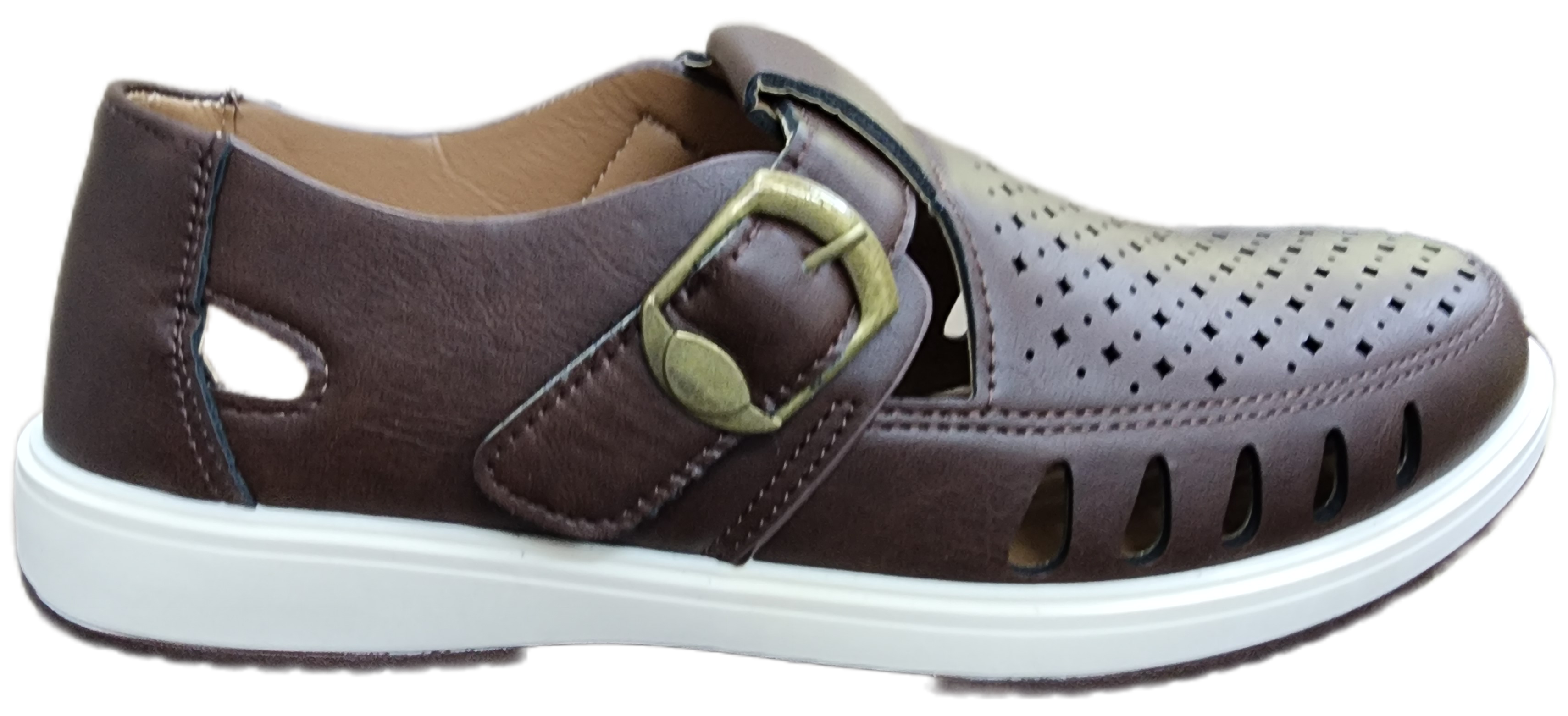 Mens Slip-On Sandal Choc JM280-2