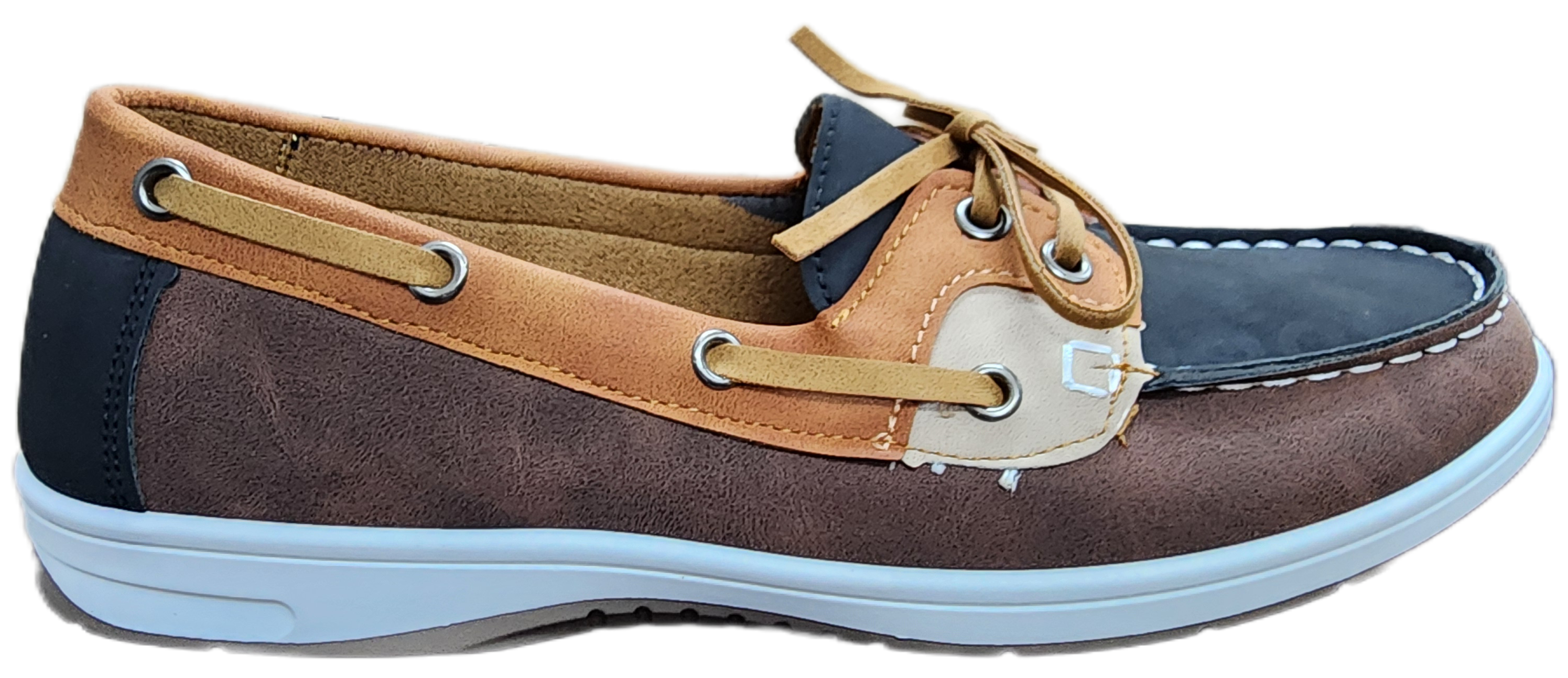 Ladies Espadrille Brown/Black JL281-1