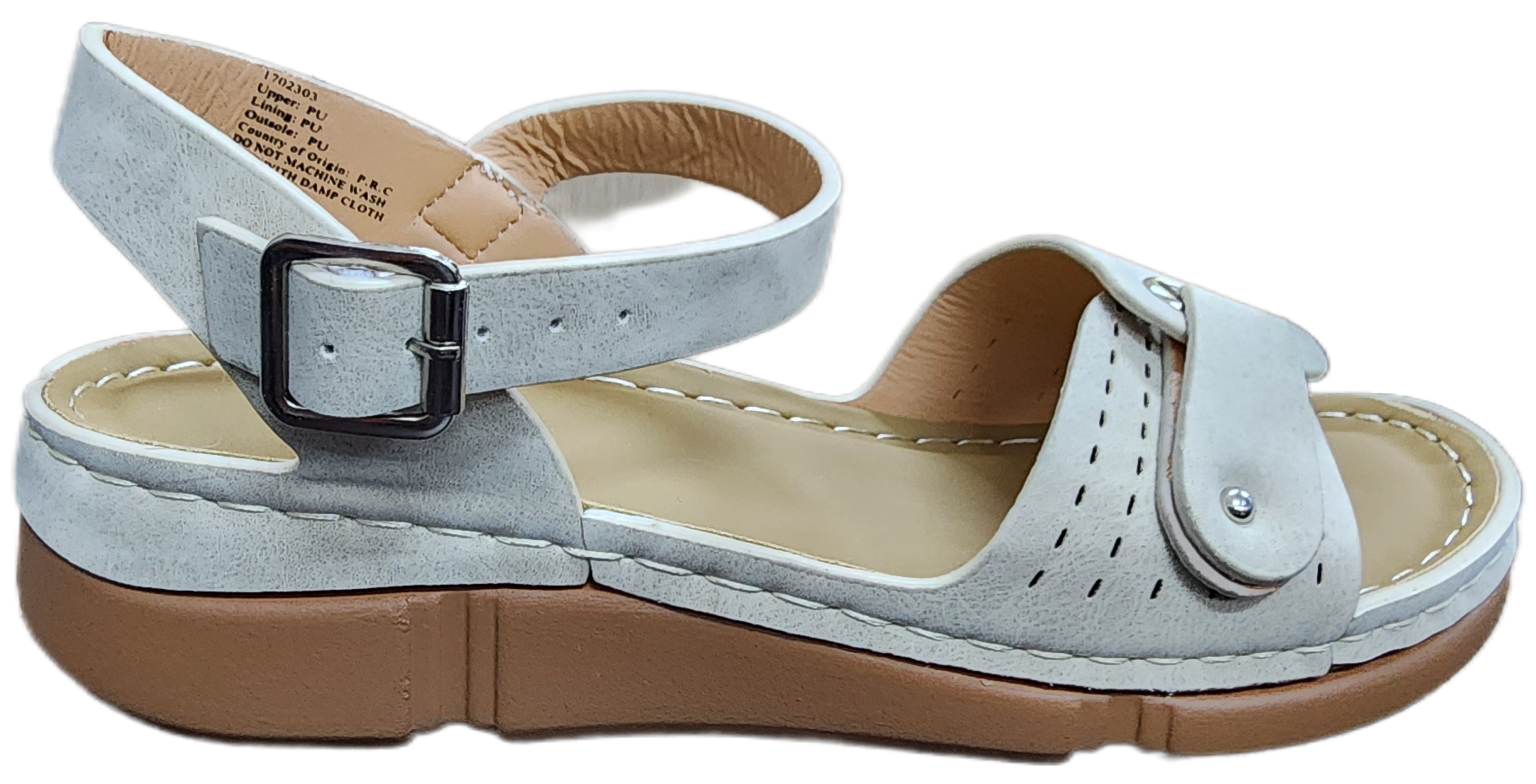 Ladies Sling-Back Sandals Beige JL109-8