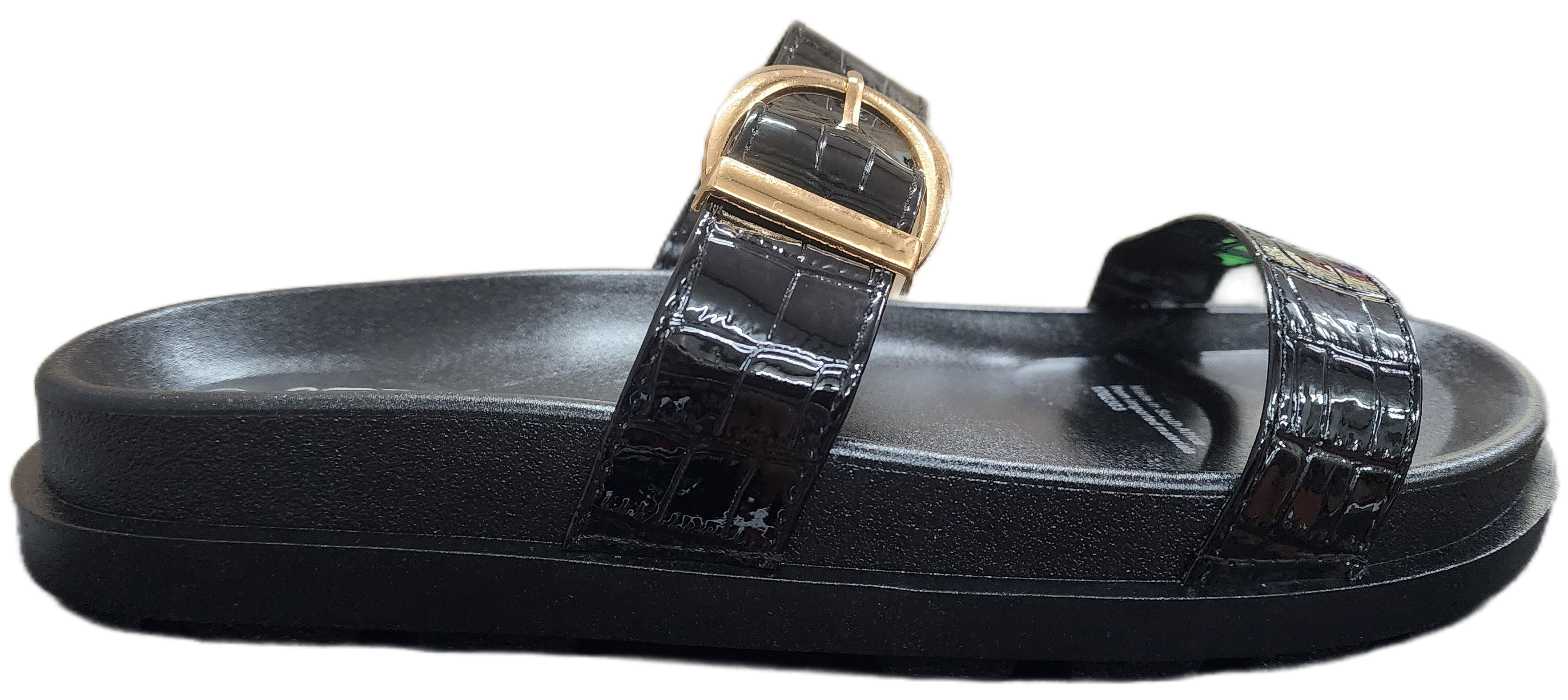 Ladies Sandal Black F0282-125