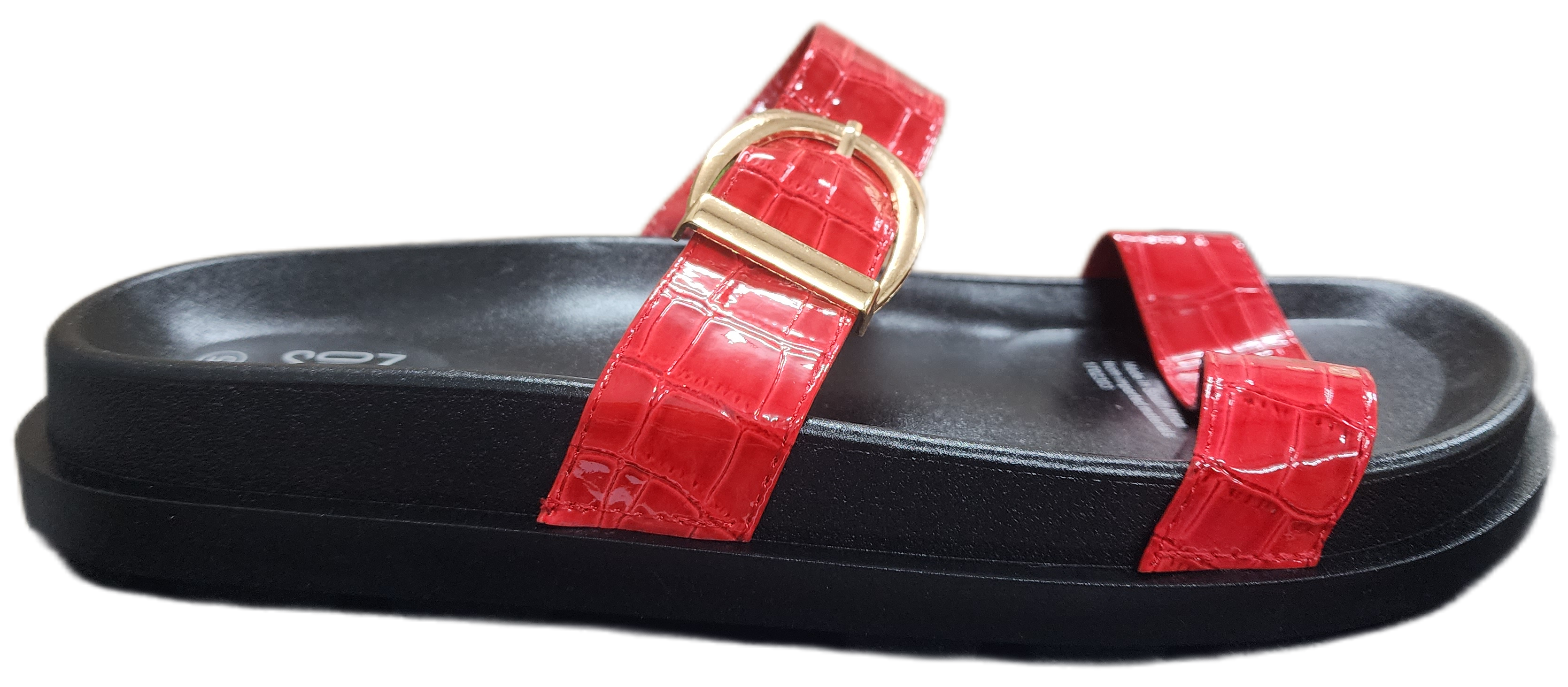 Ladies Sandal Red F0282-125