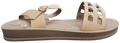 Ladies Sandal Ankle Strap Camel 2405202-1