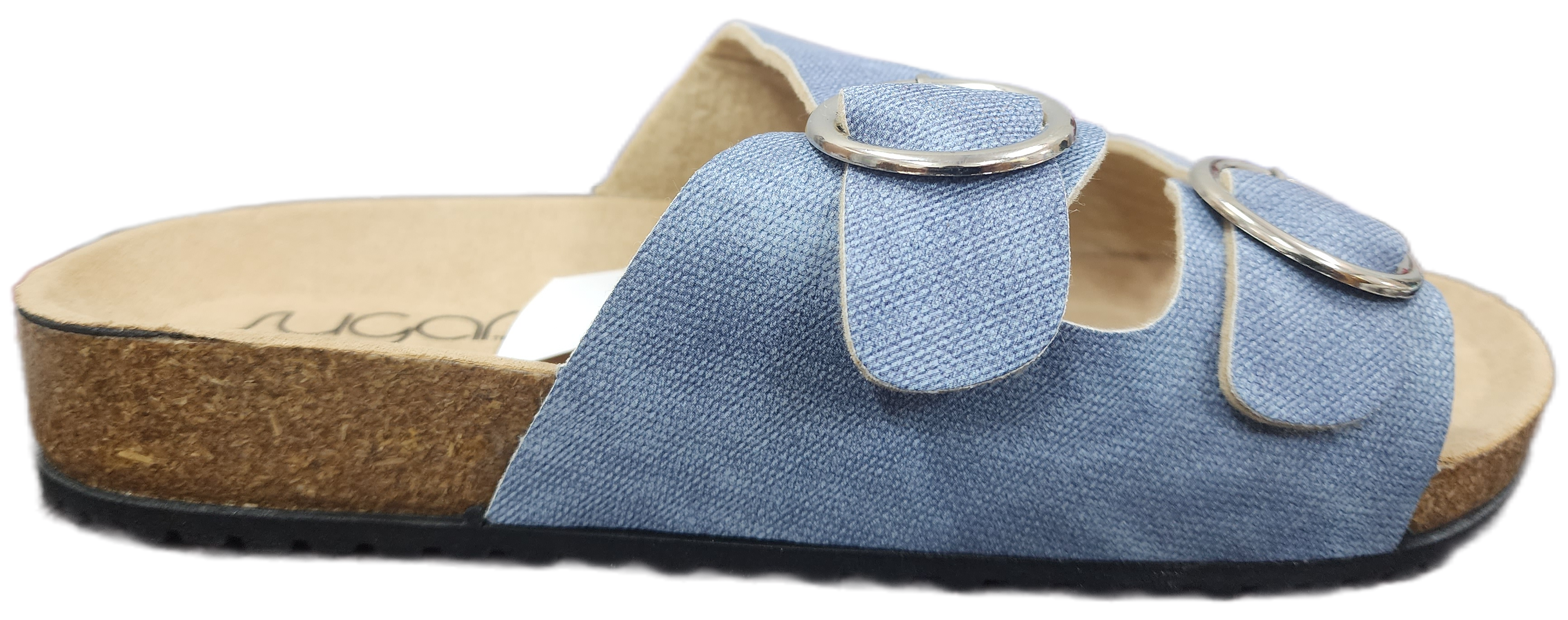 Ladies Denim Platform Sandal WIN-1424