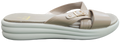 Ladies Platform Foam Sandle Taupe JL-337-1