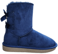 Ladies Fleece Inner Ugg Boots Navy WIN-1460