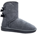 Ladies Fleece Inner Ugg Boots Grey WIN-1460