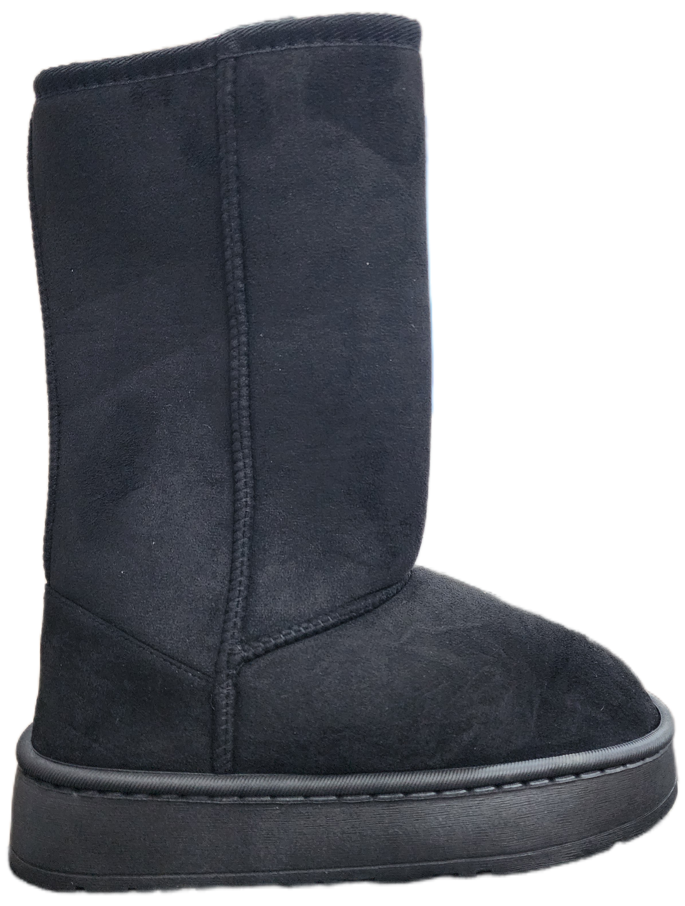 Ladies High Ugg Boot Black 25064