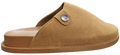 Ladies Mens Closed Front Mule Tan JEN-401