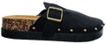 Ladies Closed Birkenstock Black Studded F0124-440
