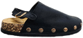 Ladies Sling Back Birkenstock Black Studded F080-697