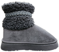 Ladies Ugg Wool Ankle Boot Grey 25069